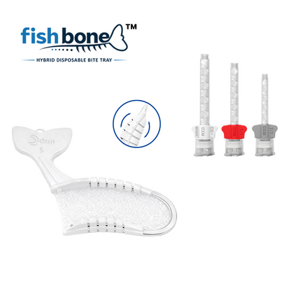 Fishbone™  하이브리드 일회용 인상 채득용 교합 트레이