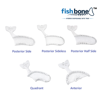 Fishbone™ Hybrid Disposable Impression Bite Tray
