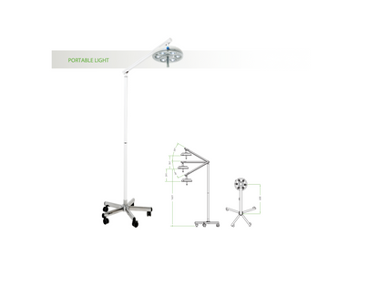 D6 HEXA : LED Dental Operatory Light D-CAM Cordless
