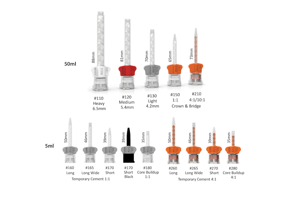 DX-Mixer™ Mixing Tip Colored Wing
