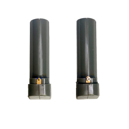 Pin type and screw type lithium ion batteries for Cybird Gold curing light. 