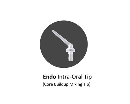 Endo inta oral tip for core buildup mixing tip. 