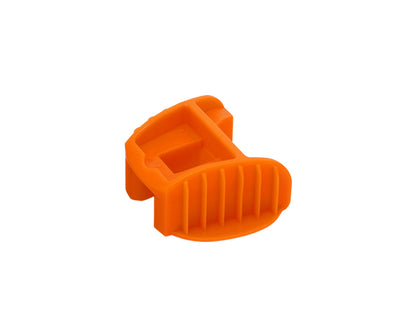 Jagged biting surface of the medium EZ bite block.
