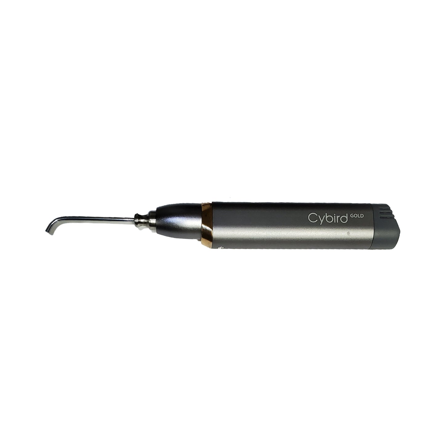 Transilluminating tip attached to Cybird Gold.